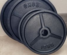 Cast Iron Weight Plate Discs 15kg & 20kg Pair Sets