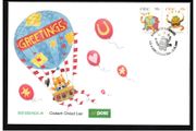 2008 Ireland Greeting Commemorative Stamp Booklet Stamps An Post First Day Cover (FDC)