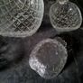 Vintage pineapple pressed glass salad serving set Image 3