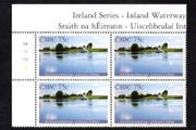 2006 Ireland Inland Waterways 75c River Shannon, Mallock Quay Commemorative Stamp Plate Block 1A1A1A1A Mint Never Hinged (MNH)