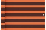 Balcony Screen Balcony Screen Orange and Brown 75x300 cm Oxford Fabric