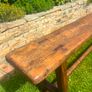 Antique mid 18c yew bench Image 2