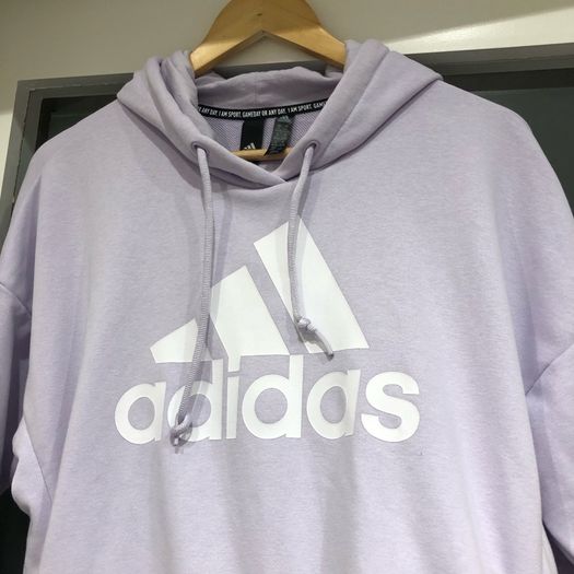 Adidas Lilac Hoodie (Size M)
