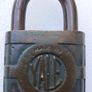 Antique Yale Brass Padlock Image 3