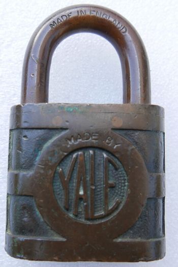 Antique Yale Brass Padlock