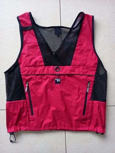 Spray Way Cargo Vest 334 Red Large Water Carrier North Face Mountain Equipment