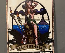 Tiki Bar Tin Metal sign