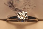 Swarovski Zirconia Petite Solitaire Silver Ring
