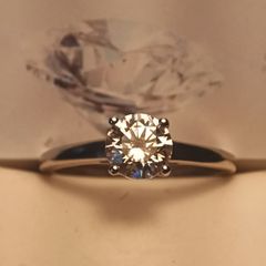 Swarovski Zirconia Petite Solitaire Silver Ring
