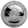 2015 China 10 Yuan 1 oz Silver Bullion Coin - Panda BU (In Capsule) Image 2
