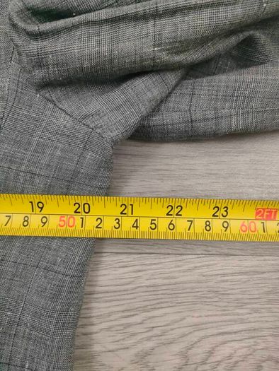 Gritti By Ermenegildo Zegna Linen Wool Silk Blend Half Lined Blazer Jacket Mens 50R