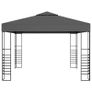Garden Marquee with String Lights 3x3 m Anthracite Image 3