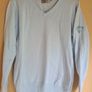 womens callaway golf jumper sweater Size Small baby blue v neck Image 2