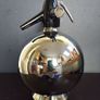Amazing Vintage Retro Funky Kitsch Globe Shaped Soda Syphon in Chrome - Perfect for a Man Cave or Home Bar Image 2
