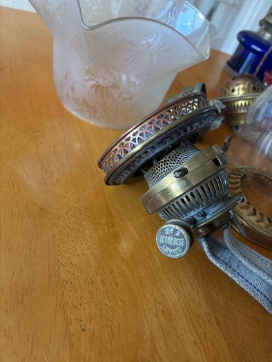 Antique oil lamp