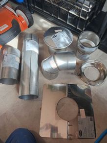 new stainless steel flexible flue liner fittings