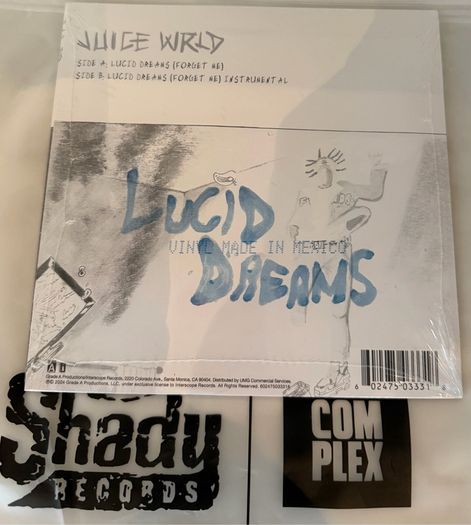 Juice WRLD Rare 7'inch Lucid Dreams Vinyl