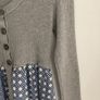 cardigan Bnwot small Benetton cardigan with satin peplum Image 6