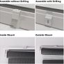 Zebra Roller Blinds 100 x 230 cm Day & Night Window Blinds, Dual-Layer Light-Filtering Fabric for Privacy and Light Control Image 6