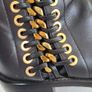 ALEXANDER McQueen Ladies black pointed gold braided chain ankle boots Sz 41 - Fit 8 - 8.5UK - Rrp 943 (New) Image 9