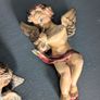 Set of 3 antique Angel holy-water font Image 5