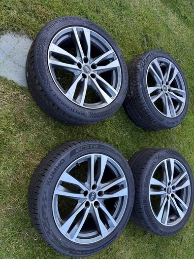 audi a6 tyres and genuine scratcless alloys