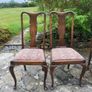 4 antique wooden chairs Image 2