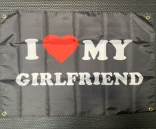 Funny man cave Flag