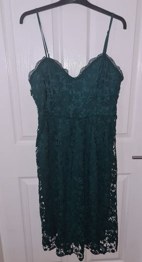 Plus Crotchet Lace Midi Dress Uk 18 (nwt)