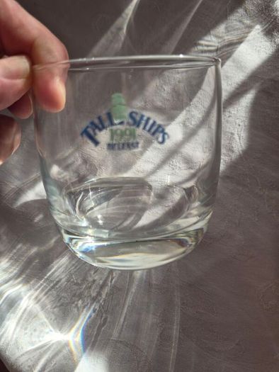 5 Vintage "Tall Ships 1991 Belfast" whiskey glasses.
