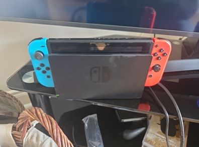 Nintendo Switch Complete with Dock & Accessories and  4 games