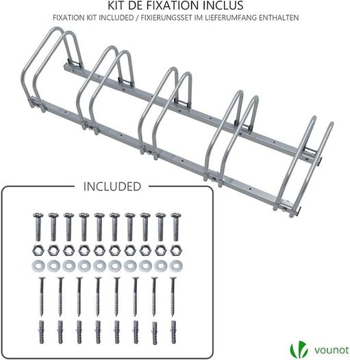 NEW SALE | 5 Bike Stand Floor or Wall mounted bike rack for garage Bicycle Parking rack Cycle Storage Locking Stand