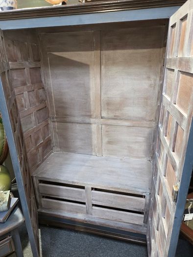 Blue Distressed Wardrobe