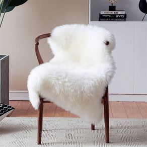 MULTIPLE SIZES/COLOURS AVAILABLE Faux Fur Rug, Fluffy Rug, Shaggy Rugs,Faux Sheepskin Rugs Floor Carpet for Bedrooms Living Room Kids Rooms Decor (White, 50 X 80 CM)