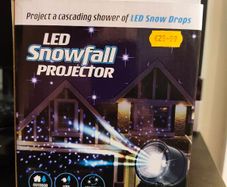 led snowfall projector