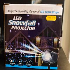 led snowfall projector