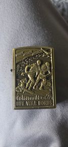 vintage-style brass pocket lighter
