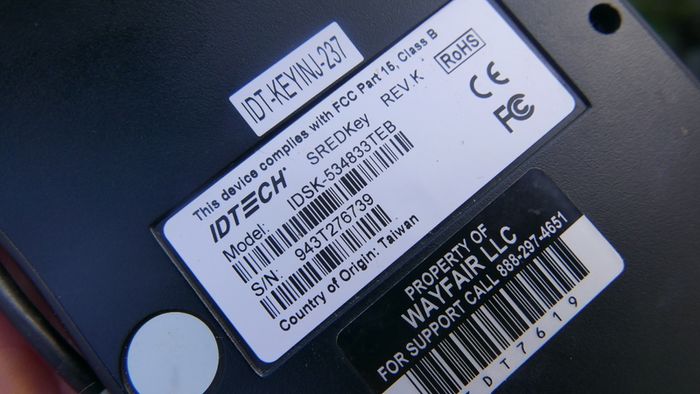 ID Tech IDSK-534833TEB Credit Card Reader
