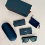Rayban Stories Wayfarer Smart Glasses with dual cameras - Shiny Black Sunglasses Image 3