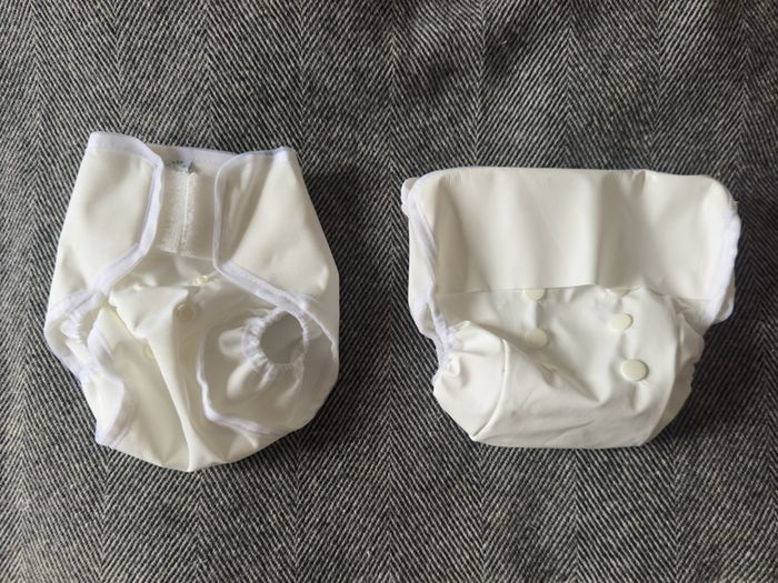2 Sets of Popolini Newborn Cloth Nappies - Brand New, Never Used