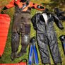 DUI drysuit for sale + Lifting bags Image 2