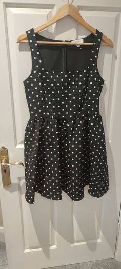 m&s polkadot minidress