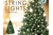500 Warm White Multi Function String Lights With Timer