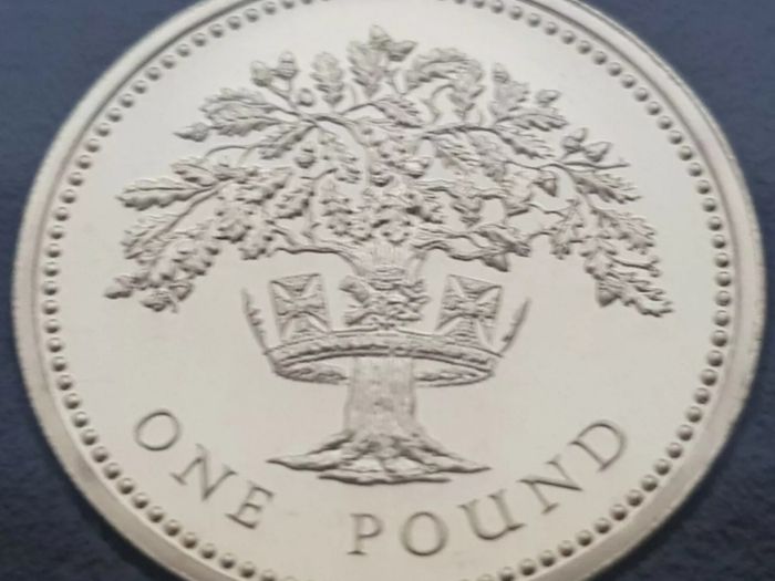 Royal Mint United Kingdom 1987 Proof Coin Collection Red Leather Case Coa
