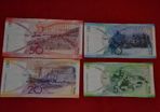 Gibraltar notes 50, 20, 10 and 5 Pound