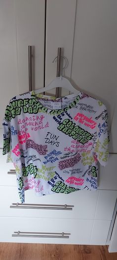 Girls top Graffiti T-shirt 11-12yrs From Zara - New!