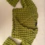 PrettyLittleThing Olive Green Popcorn Knit Crop Top Image 5