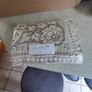 Antique handmade Embroidery tablecloth 110 X 110 CM. Image 4