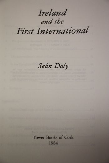 Ireland and the First International.