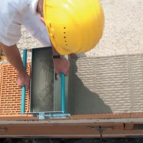 The Collomix Mortar Roller 365mm - clay blocks, Porotherm